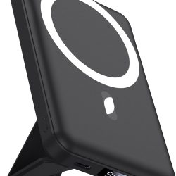 AOGUERBE Magnetic Power Bank, 10000mAh Foldable Wireless Portable Charger with USB-C Cable LED Display, for Mag-Safe Battery Pack 22.5W PD Fast Charging for iPhone 16/15/14/13/12 Pro/Pro Max/Plus/Mini